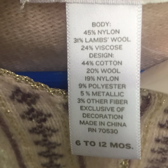 Janie & Jack sweater size 6-12 months - Picture 3 of 3